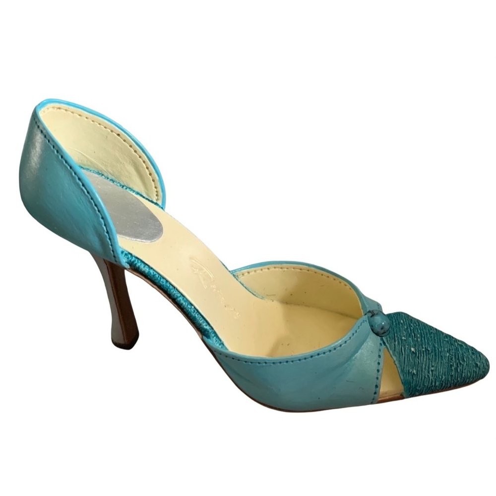 Beverly Feldman Shoe 2004 JTRS December Turquoise NIB